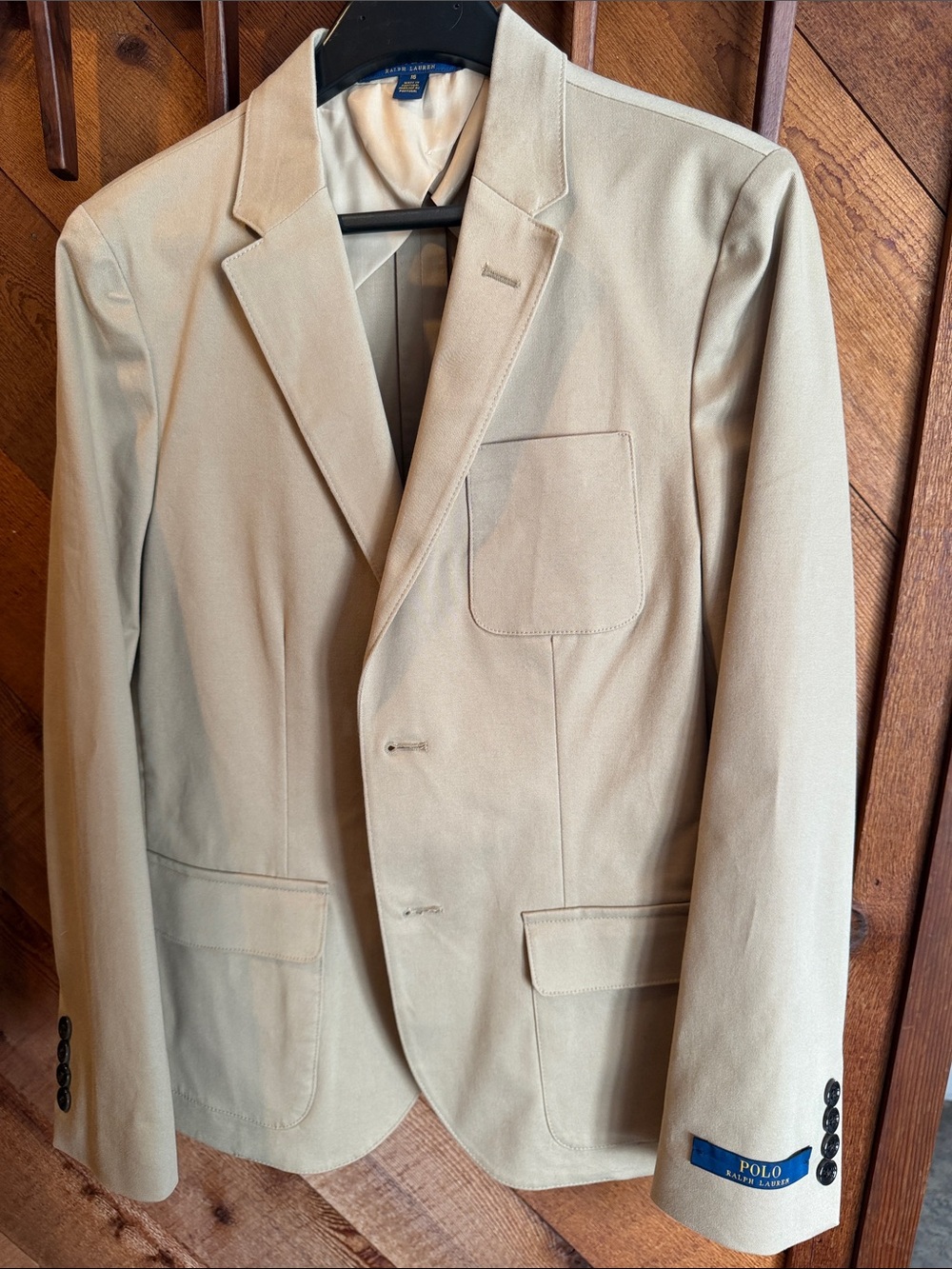 Polo by Ralph Lauren Beige Sport Coat Blazer